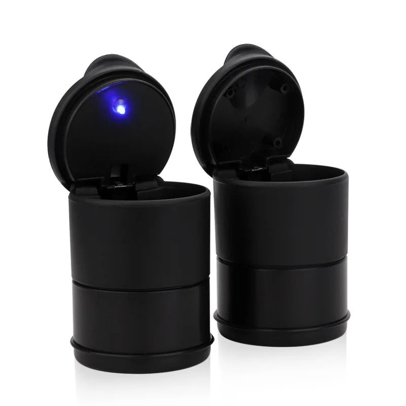 Fireproof Car Cigarette Ashtray with Light