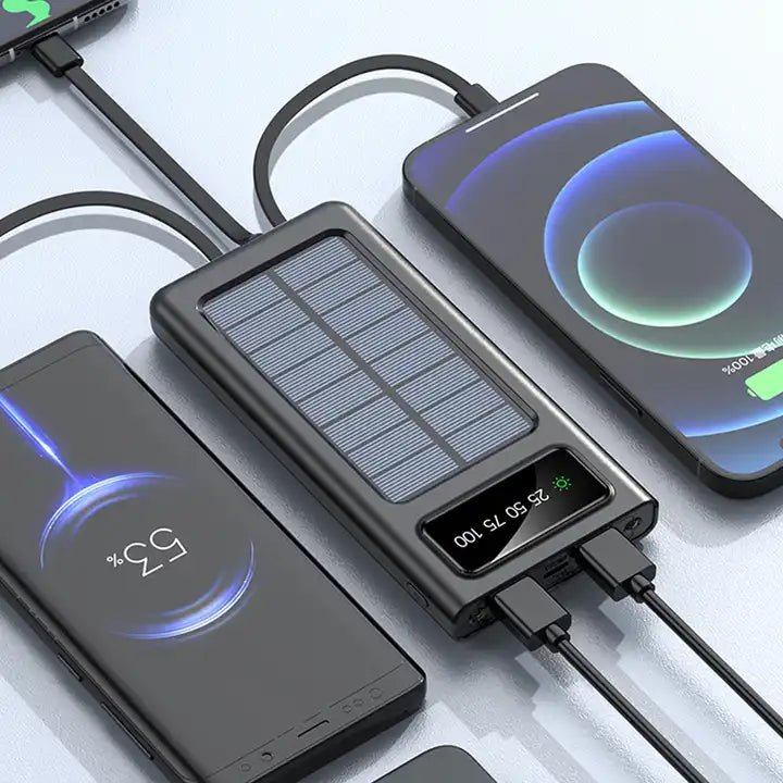 Solar Power Bank 20000CmAh, Fast Charging,